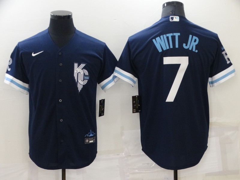 Royals 7 Bobby Witt Jr. Navy Nike 2022 City Connect Cool Base Jersey,We sell and wholesale Royals 7 Bobby Witt Jr. Navy Nike 2022 City Connect Cool Base Jersey on line form chian!